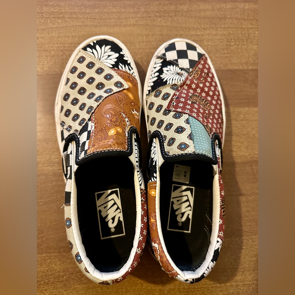 Vans Women's Multicolor Slip-On Sneakers